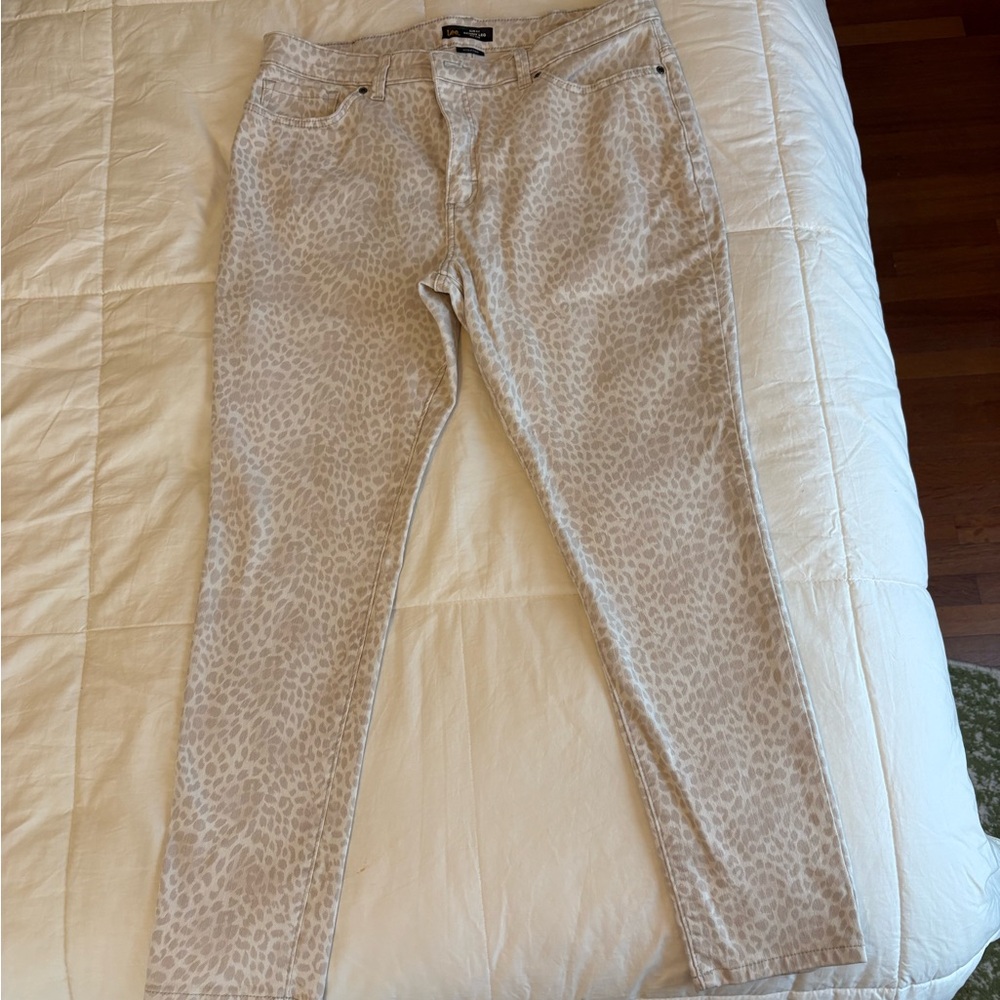 Lee Leopard Print Women Jeans